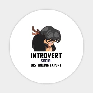 Introvert Social Distancing Expert Magnet